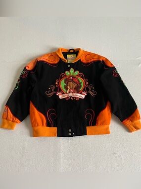 Vintage RR Design Strawberry Shortcake Orange Blossom Kids Racing Jacket XL